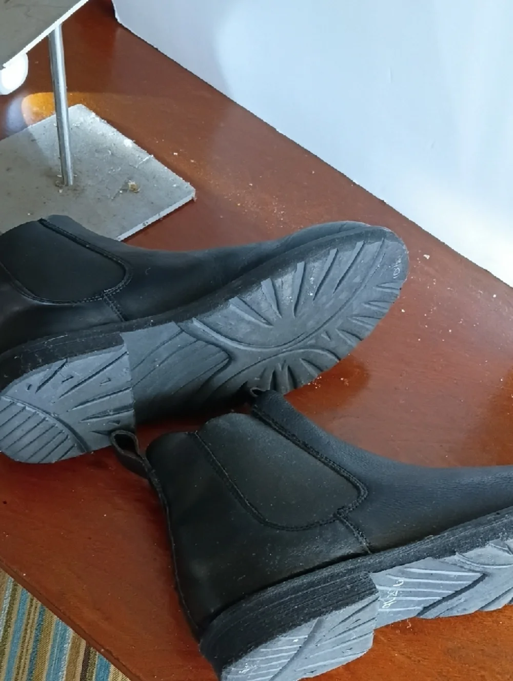 Classic Black Leather Chelsea Boots